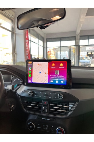Blueway Ford Focus 5 2019-2022 -9''android Gerçek 4+64 Gb/4 Çek-1.6ghz-ön Kayıt Kamera-wifi-bt-kablosuz Carplay-hd Kamera Hediyeli 9"