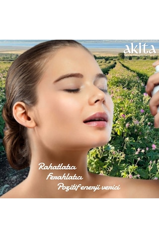 Akita Doğal Yağı Alınmamış Gül Suyu Cam Şişe 200 ML