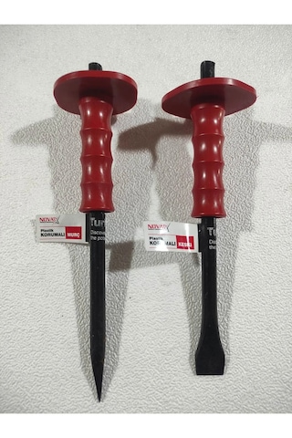 Plastik El Korumalı Muhafazalı Murç Ve Keski 2 Li Set Maxsimum Performans Uzunluk :30 Cm