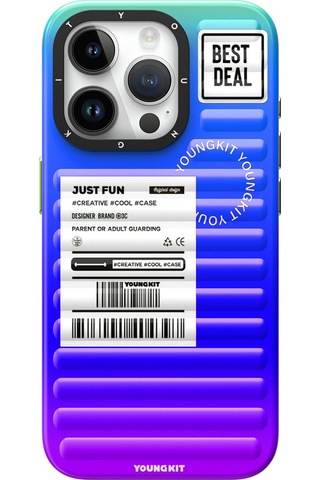 Apple Uyumlu iPhone 15 Pro Max Kılıf Youngkit The Secret Color Serisi Kapak Yeşil