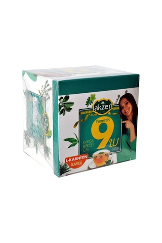 Akzer Formmix 9'lu Karışık Bitki Süzen Poşet Çay 60 x 1.7 G