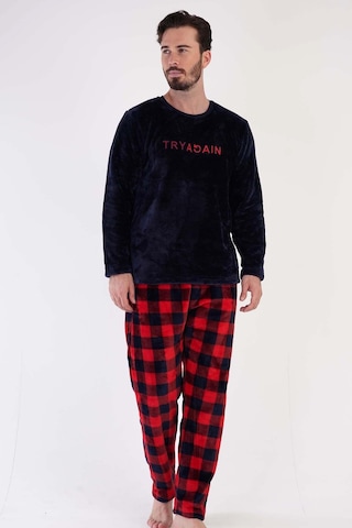 Vienetta Erkek Uzun Kol Welsoft Lacivert Pijama Takım C3t0n4o084 001