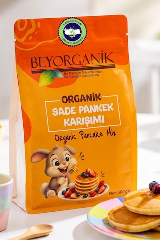 Beyorgani̇k Organik Pankek Karışımı Pestisit Ve AflaAnalizli 500 G