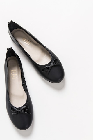 Luvishoes Cilt Kadın Babet Siyah