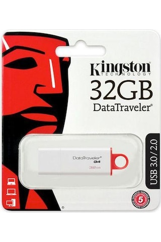 Kingston DataTraveler G4 DTIG4/32GB 32 GB Usb 3.0 Flash Bellek