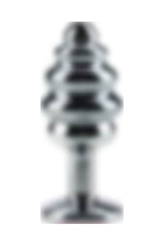 Odins Shop Mücevher Taşlı Paslanmaz Çelik Boğumlu Anal Tıkaç (Plug)