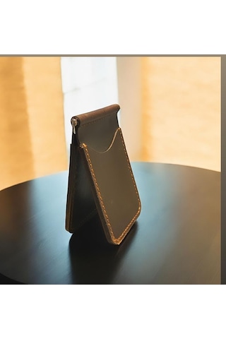 Parla Leather Cavana El Yapımı Hakiki Deri Erkek Cüzdan Taba
