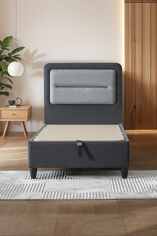 Gisela Tek Kişilik Sandıklı Baza Ve Başlık Seti 2 Li Set 90 x 190