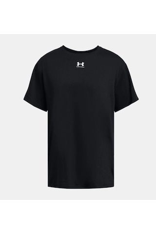 Under Armour Campus Oversize Kadın T-shirt 1387193-001 Siyah
