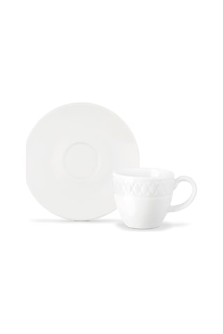 Madame Coco Loris 6 'lı Kahve Fincan Seti Fınc0000000064 90ml-beyaz