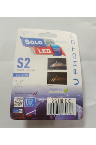 Photon Solo S2 Led 12v Blıster Ambalaj Boshc Tipi