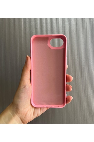 Apple Uyumlu iPhone 16e Logolu İçi Kadife Silikon Lansman Kılıf