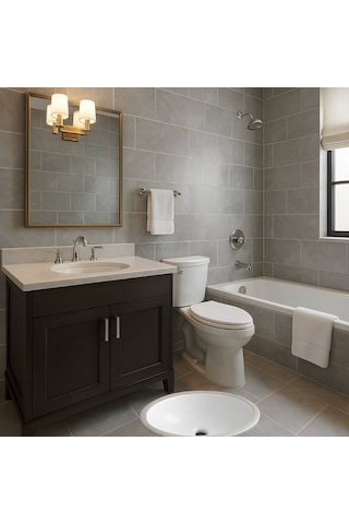 Turavit Hilton Oval Tezgah Altı Lavabo 37x47 Cm 5017 Diğer