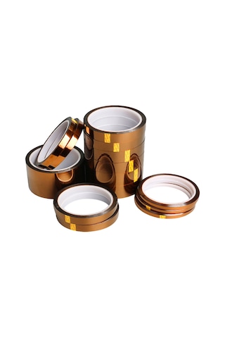 Poliimid (Polyimide) Kapton Bant 250℃ - 33 Metre 10 Mm Kapton Bant