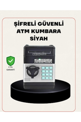 Cosmotex Para Kasası Görünümlü Elektronik Şifreli Kumbara