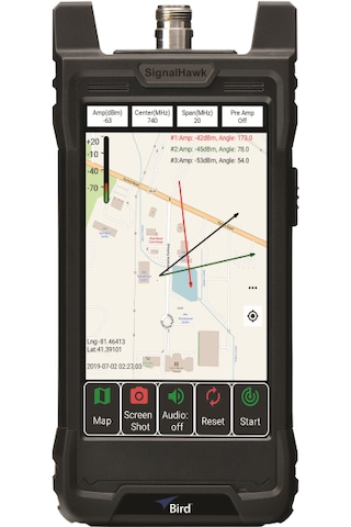 Bird Sh-60s-aoa Signal Hawk Aoa Spectrum Analyzer 9 Khz - 6 Ghz