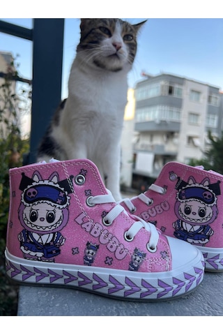 Scarpe Magiche Labubu Pembe Kız Çocuk Ayakkbısı 31-35 Numara Arası Işıksızdır Pembe