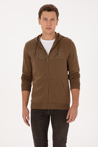 U.s. Polo Assn. Erkek Haki Hırka Örme 50313719-vr027 Haki