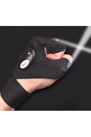 Led Işıklı Çalışma Eldiveni Sağ Sol Çift-9077908111900hkn