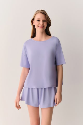 Suwen Amy Şort Pijama Takımı Sh26529667s065 Lila