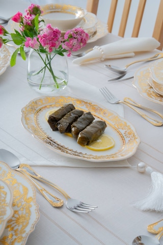 Acar Oasis 12 Kişilik 60 Parça Porselen Yemek Takımı Renkli