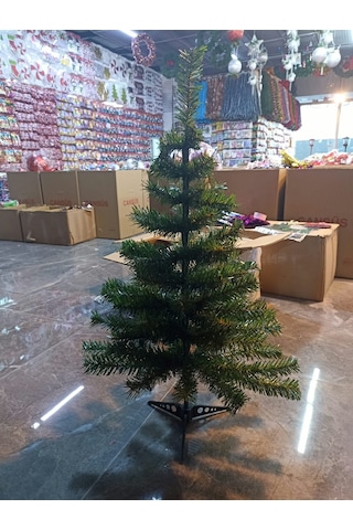 100 Cm Yılbaşı Ağacı Gür Dallı Yılbaşı Çam Ağacı Yılbaşı Dekoru Çam Ağacı Süs Hediyeli