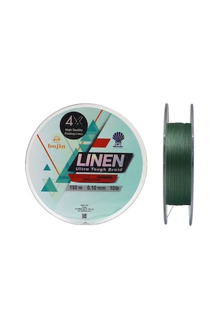 Bojin Linen 4X Ip Misina 0.10Mm 150Mt Yeşil