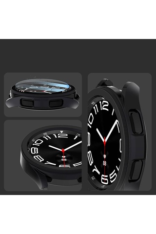 Galaxy Uyumlu Watch 6 Classic 43mm Sert Pc Kasa Ve Ekran Koruyucu Zore Watch Gard 29