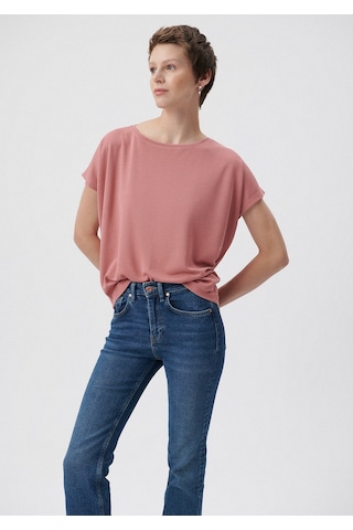 Mavi - Lux Touch Pembe Modal Tişört 167245-71072 Pembe