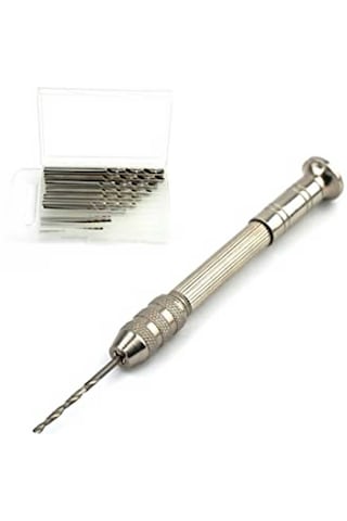 Mini Manuel Hobi El Matkabı İnce Delici Kalem Matkap 10 Uclu