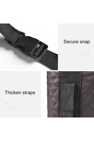 Createtech Saklama Kutusu Koltuk Askısı Çöp Torbe Beige Araç İçi Düzen