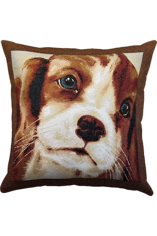 K35-Dokuma Goblen Kırlent Kılıfı