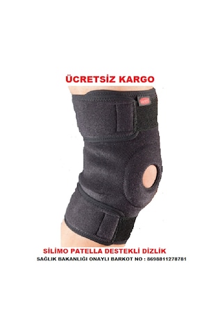 Patella Destekli Dizlik Neopren Patella Açık Dizlik