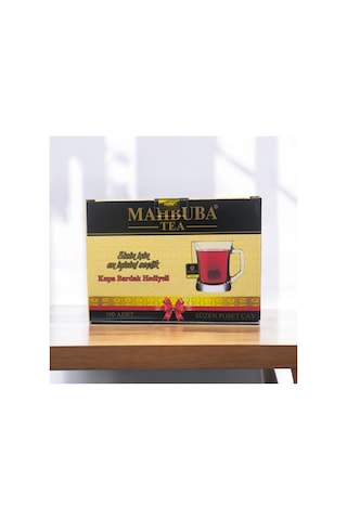 Mahbuba Std 100 Ithal Seylan Sri Lanka Ceylon Kaçak Sallama Süzen Bardak Poşet Siyah Yaprak Çayı 100