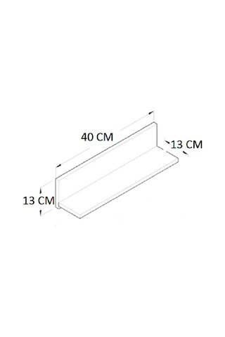 Umg Mobilya 2 Adet Duvar Rafı, Mutfak Rafı, Kitaplık Rafı, Baharatlık Rafı, Raf Meşe
