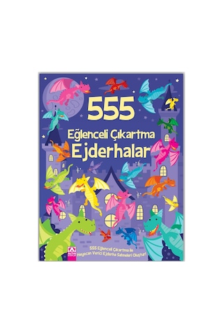 1 Ad. Dev Boyama + 555 Eğlenceli Çıkartma Seti 6 Ad.- Dünya, Ejderhalar, Dinozorlar, Hayvanlar, Denizin Derinlikleri, Kediler Ve Köpekler