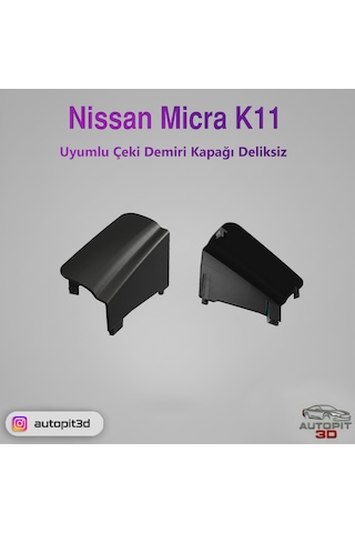Nissan Micra K11 Uyumlu Ön Tampon Çeki Demiri Kapağı Deliksiz