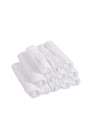 Ganzhoushop Yüz Suntek Masası Masaj Kapakları Beyaz Renkli 12 Adet