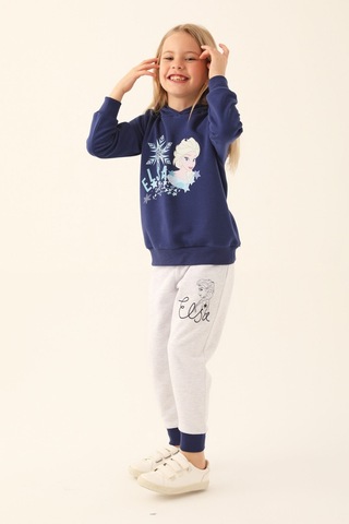 Frozen Parlament Kız Çocuk Eşofman Takımı Mavi