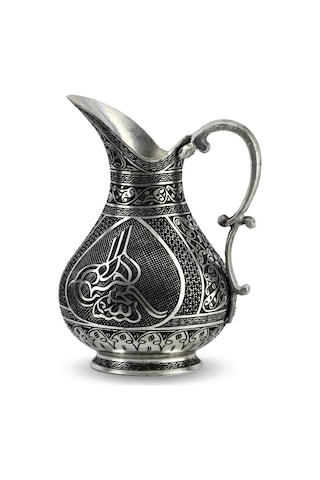 Sultan Tuğralı Keski Osmanlı Bakır Sürahi