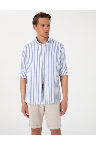 Pierre Cardin Erkek Lacivert Gömlek Desenli 50307093-vr033 Lacivert