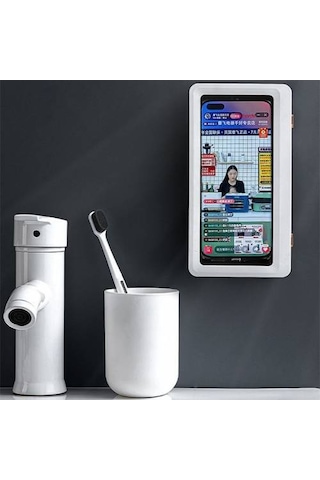 Polham Su Geçirmez Banyo Duvarına Monte Edilen Telefon Standı Tel (492242978)