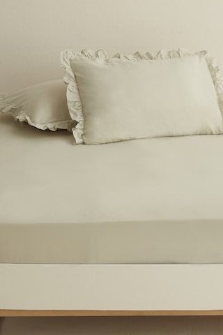 Karaca Home Basic %100 Pamuk King Kişilik Düz Çarşaf Adaçayı Açık Yeşil