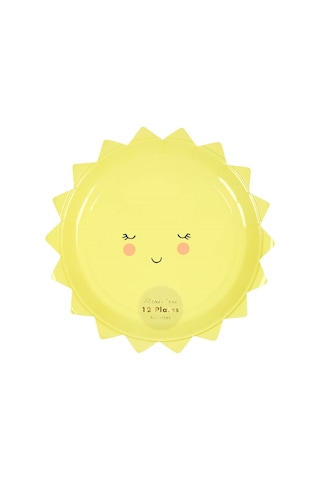 Meri Meri - Happy Sun Plates - Güneş Tabak - S