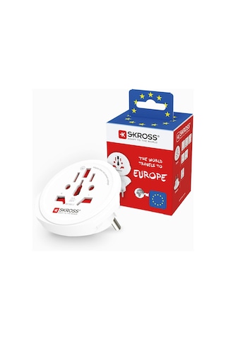 Lexroo Seyahat Adaptörü,world To Europe,beyaz