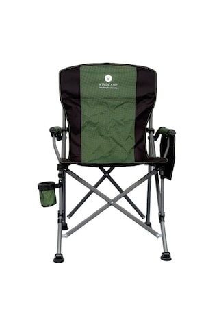 Katlanır Kamp Sandalyesi Lux - Yeşil