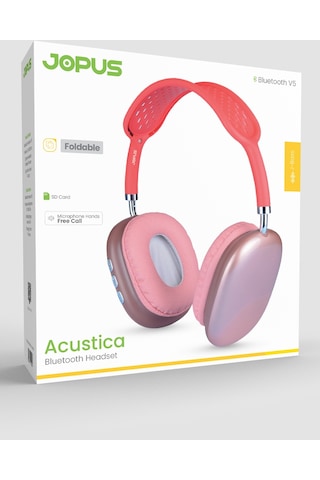 Jopus Acustica Mikrofonlu Bluetooth Kulak Üstü Kulaklık