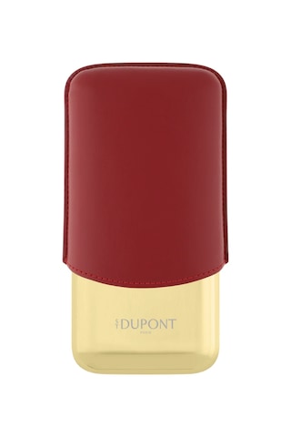 S.t. Dupont Romeo & Juliete Bordo Üçlü Puro Kılıfı 183350 - Tr9062