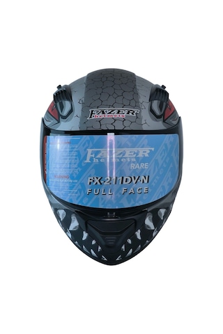 Motosiklet Kask Ece 22.r06 Double Vizörlü Full Face Motor Kaskı Risky Çok Renkli