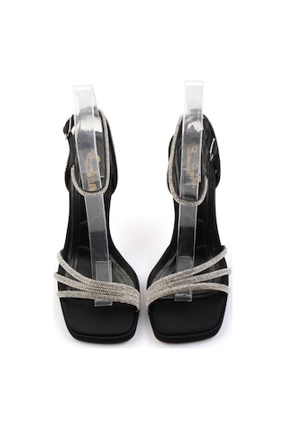 Mat Siyah Kadın Abiye Ayakkabı K05726333338 Çok Renkli